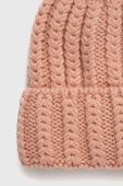 Шапка з домішкою вовни Answear Lab колір рожевий з товстого трикотажу (1795680)