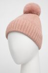 Шапка з домішкою вовни Answear Lab колір рожевий з товстого трикотажу (1809296) Шапка з домішкою вовни Answear Lab колір рожевий з товстого трикотажу (1809296)