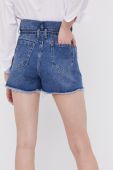Джинсові шорти Answear Lab жіночі гладкі висока посадка колір блакитний (1374477)