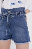 Джинсові шорти Answear Lab жіночі гладкі висока посадка колір блакитний (1374477)