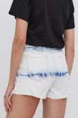 Джинсові шорти Answear Lab жіночі візерунок висока посадка колір блакитний (1501917)