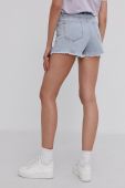 Джинсові шорти Answear Lab жіночі гладкі висока посадка колір блакитний (1501920)