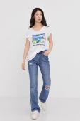 Футболка Answear Lab жіноча колір блакитний (1405259)