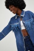 Джинсова сорочка Answear Lab жіноча relaxed класичний комір колір блакитний (2579831)