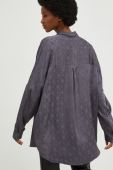 Сорочка Answear Lab жіноча колір сірий relaxed класичний комір (2776480)