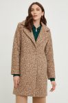 Пальто з вовною Answear Lab колір бежевий перехідний (2776491) Пальто з вовною Answear Lab колір бежевий перехідний (2776491)