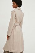 Пальто з вовною Answear Lab колір бежевий перехідний (2827313) Пальто з вовною Answear Lab колір бежевий перехідний (2827313)