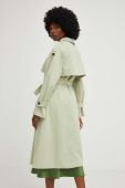 Тренч Answear Lab жіночий колір бірюзовий перехідний Тренч Answear Lab жіночий колір бірюзовий перехідний