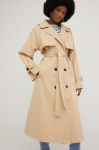 Тренч Answear Lab жіночий колір бежевий перехідний (3189378) Тренч Answear Lab жіночий колір бежевий перехідний (3189378)