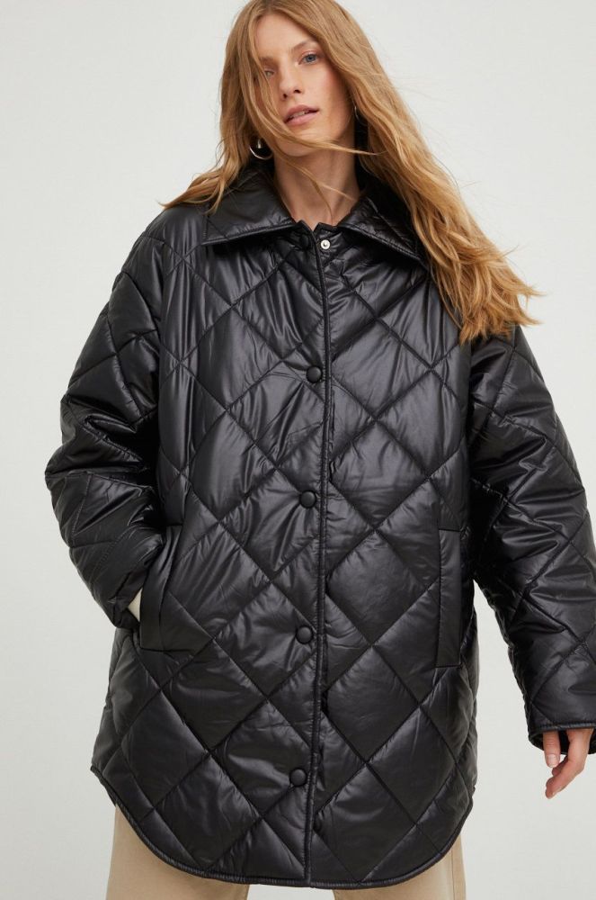 Куртка Answear Lab жіноча колір чорний перехідна (2628368)