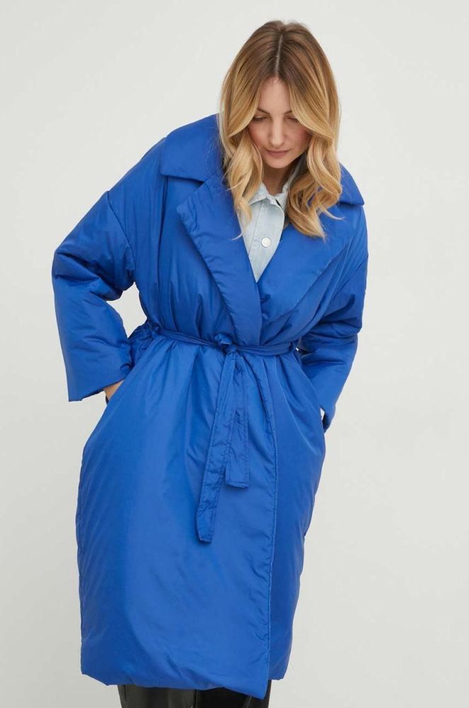 Куртка Answear Lab жіноча перехідна oversize колір блакитний (2855729)