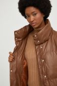 Куртка Answear Lab жіноча колір коричневий зимова oversize (2754832)