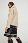 Куртка Answear Lab жіноча колір бежевий перехідна oversize (2780292)