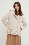 Куртка Answear Lab жіноча колір бежевий перехідна (2780301)