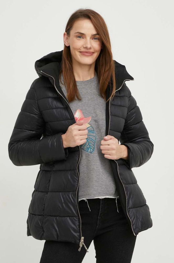 Двостороння куртка Answear Lab жіноча колір чорний зимова (2809182)