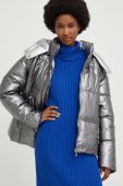 Куртка Answear Lab жіноча колір срібний зимова oversize