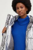 Куртка Answear Lab жіноча колір срібний зимова oversize