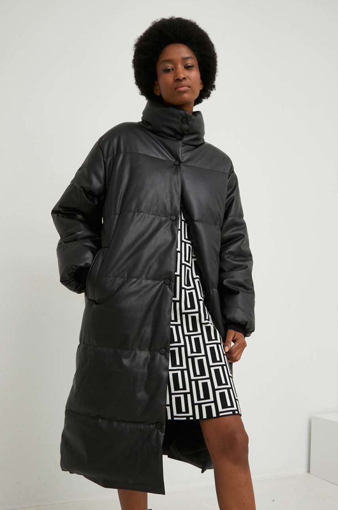 Куртка Answear Lab жіноча колір чорний зимова oversize (2822347)