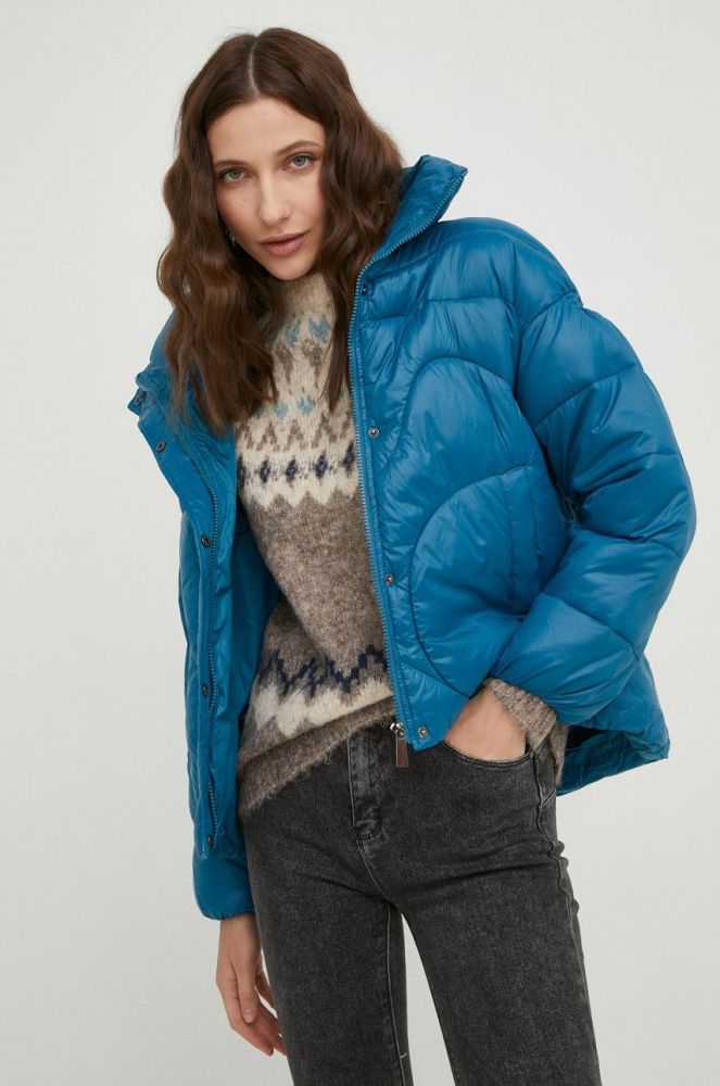 Куртка Answear Lab жіноча зимова oversize колір блакитний (2790627)