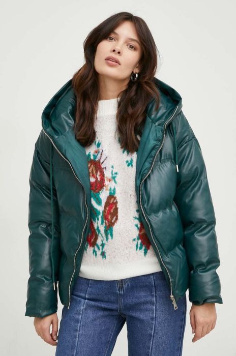 Куртка Answear Lab жіноча колір зелений зимова oversize (2825161)