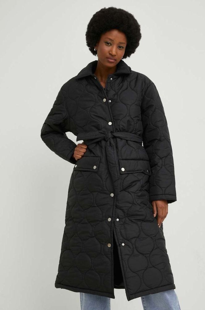 Куртка Answear Lab жіноча колір чорний зимова oversize (2837608)
