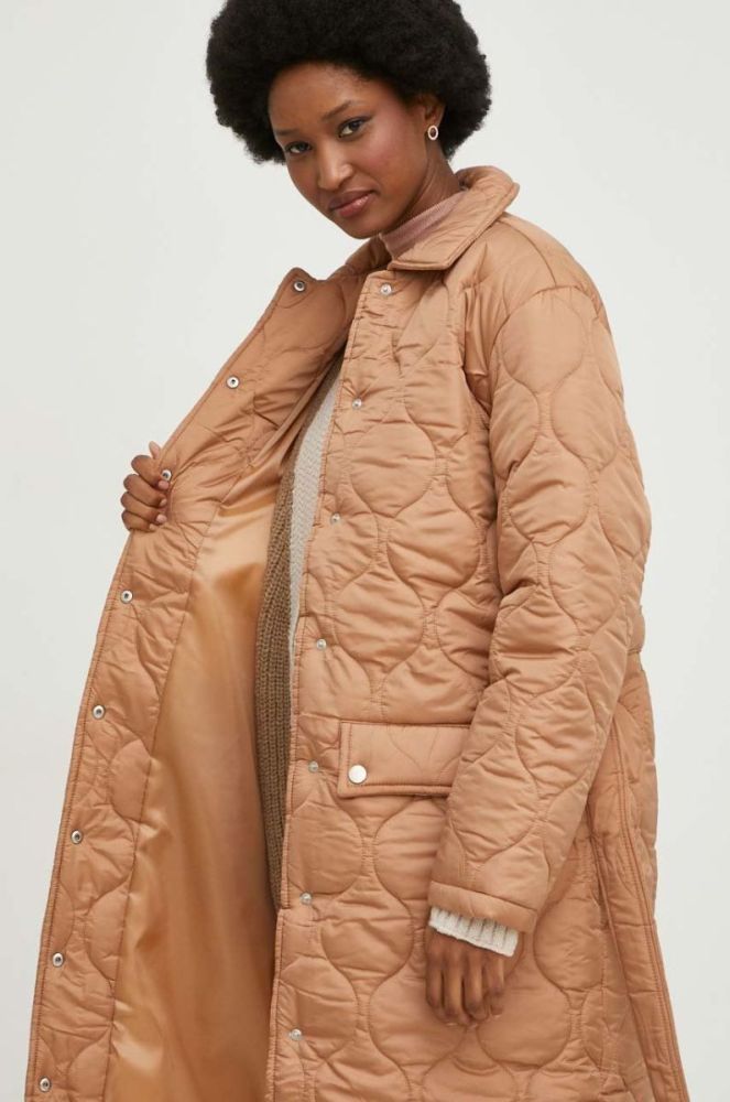 Куртка Lab жіноча колір коричневий перехідна oversize (2846272) фото 6