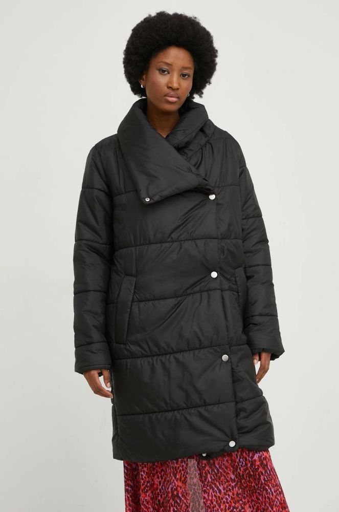 Куртка Answear Lab жіноча колір чорний зимова oversize (2837614)