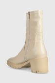 Черевики Answear Lab жіночі колір бежевий каблук блок (2601956)