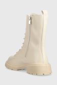 Черевики Answear Lab жіночі колір бежевий на плоскому ходу