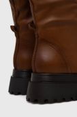 Чоботи Answear Lab жіночі колір коричневий на платформі злегка утеплена