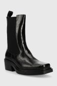 Черевики Answear Lab жіночі колір чорний каблук блок (2744326)
