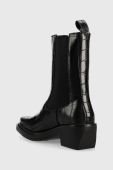 Черевики Answear Lab жіночі колір чорний каблук блок (2744326)
