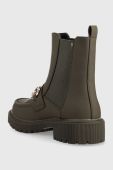 Черевики Answear Lab жіночі колір зелений на плоскому ходу (2784028) Черевики Answear Lab жіночі колір зелений на плоскому ходу (2784028)