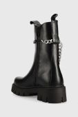 Черевики Answear Lab жіночі колір чорний каблук блок злегка утеплена (2766661)