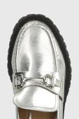 Мокасини Answear Lab жіночі колір срібний на платформі