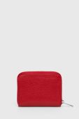 Шкіряний гаманець Answear Lab жіночий колір червоний (3643272)