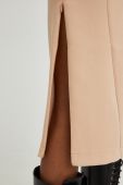 Спідниця Answear Lab колір бежевий midi олівець (2645237)