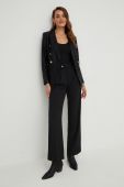 Штани Answear Lab жіночі колір чорний пряме висока посадка (2521252)