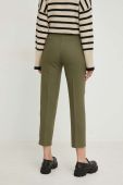 Штани Answear Lab жіночі колір зелений пряме висока посадка (2805684)