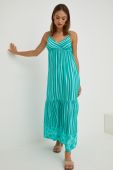 Сукня Answear Lab колір бірюзовий maxi розкльошена (2513255)