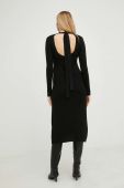 Сукня Answear Lab колір чорний midi облягаюча (2852049)