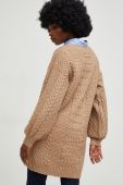 Светр з вовною Answear Lab жіночий колір коричневий теплий (2573079)