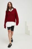Светр Answear Lab жіночий колір бордовий теплий