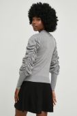 Светр Answear Lab жіночий колір сірий легкий півгольф (2798916)