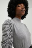 Светр Answear Lab жіночий колір сірий легкий півгольф (2798916)