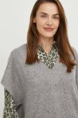 Безрукавка Answear Lab жіночий колір сірий легкий