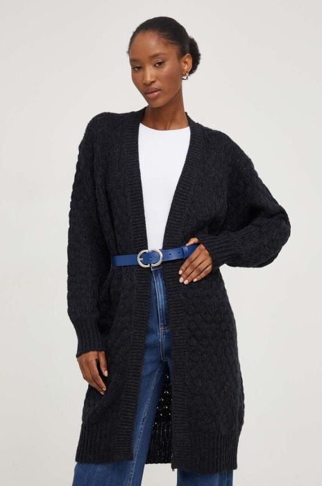 Кардиган з вовною Answear Lab колір чорний (3559030)