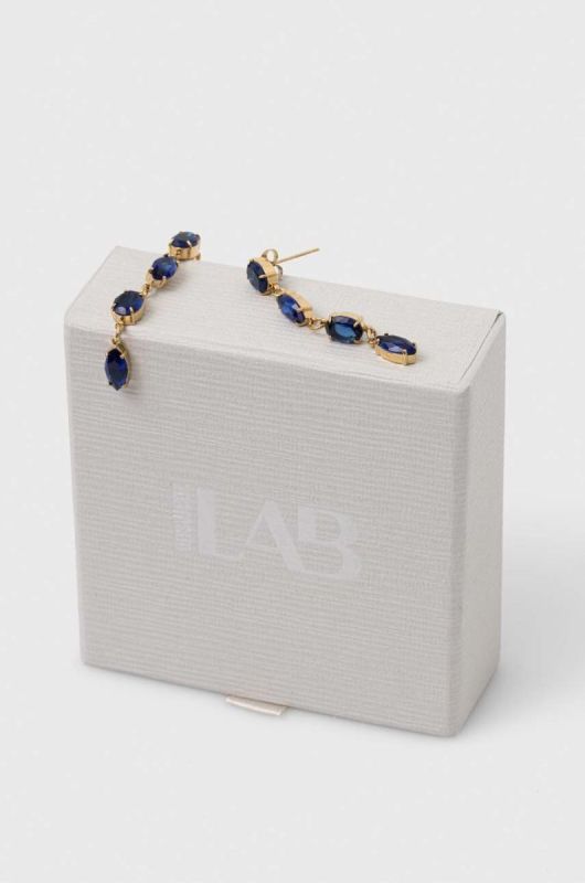 Сережки Lab колір блакитний (3606543)