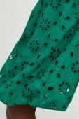 Бавовняна сорочка Answear Lab жіноча колір зелений