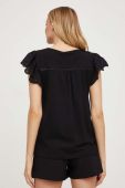 Бавовняна футболка Answear Lab колір чорний (3323196)